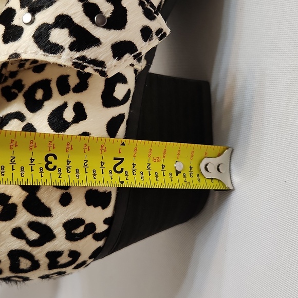 Dingo By Dan Post Snow Leopard Leather Heeled Western Cowgirl Boots (W Size 8.5) - Picture 14 of 15